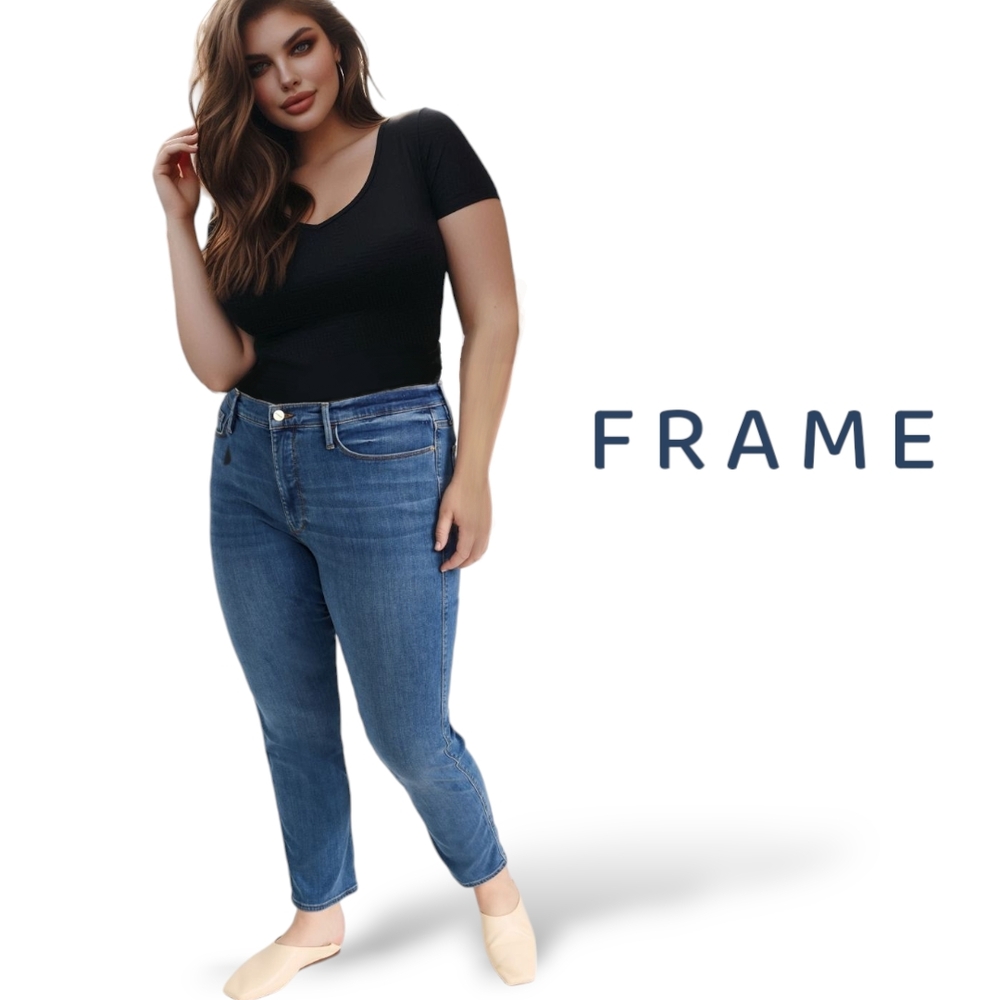 Frame Le Sylvie Slender Straight Jeans